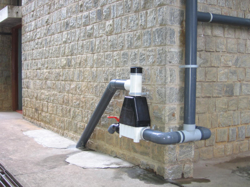View of Rainwater Harvesting PopUp filter, patented by KSCST, Bangalore
